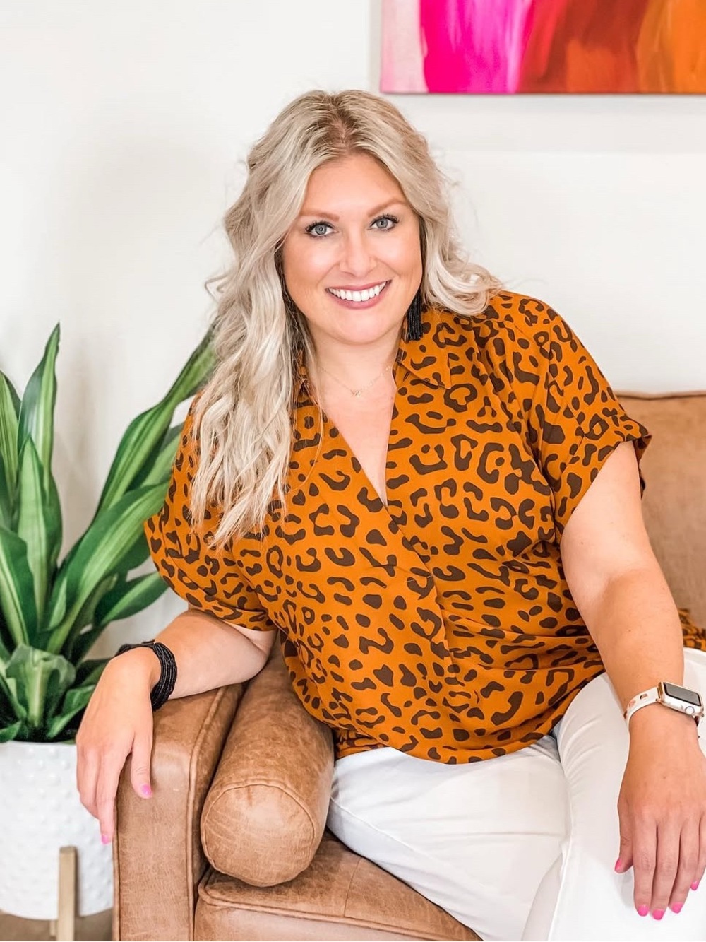 CABI Leopard Replay Top style 4345 size XL EUC (worn 2x) GORGEOUS!